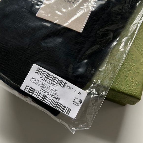 Gucci Tights Stockings Supremalis Logo - Picture 6 of 9